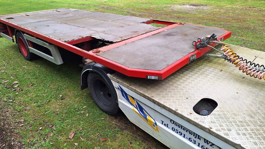 Hoekstra BE OPL 6T-L Pritschenanhänger, 3930 kg, Baujahr 2001