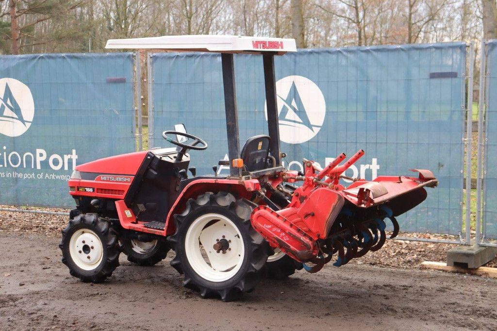 Mitsubishi MT15F Kleintraktor, Diesel, 15 PS, mit Grubber