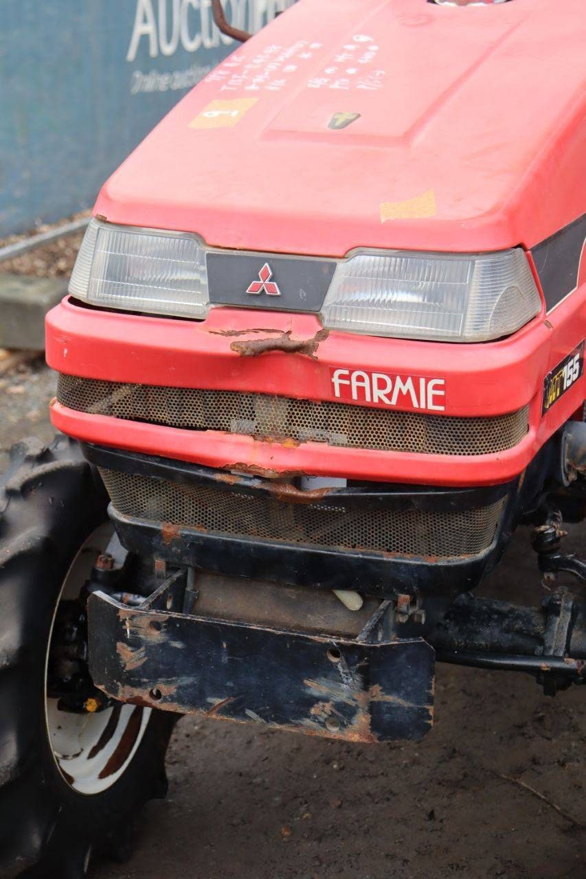 Mitsubishi MT15F Kleintraktor, Diesel, 15 PS, mit Grubber