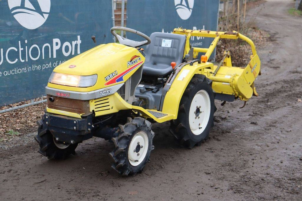 Kleintraktor Iseki TC13 Piccoro Diesel 13 PS mit Grubber