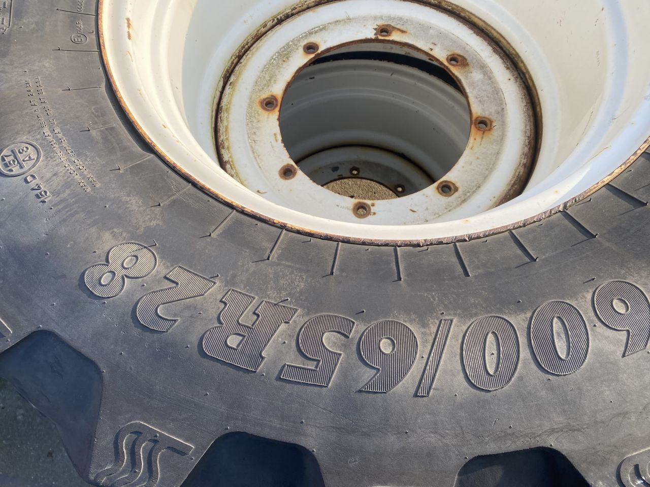 Banden velgen new Holland 600 65 r30 - gietijzer hart plaat ford