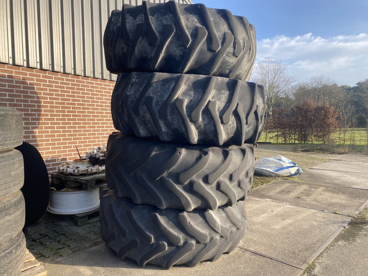 Banden velgen new Holland 600 65 r30 - gietijzer hart plaat ford