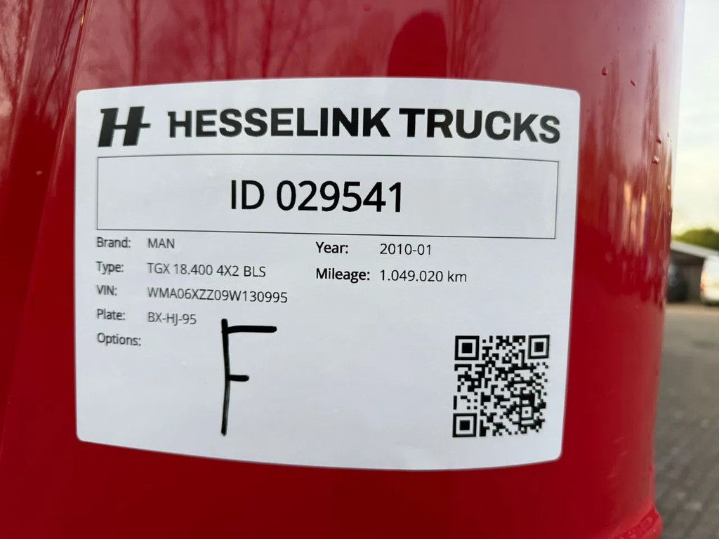 MAN TGX 18.400 Hydraulic ZF Manual NL Truck