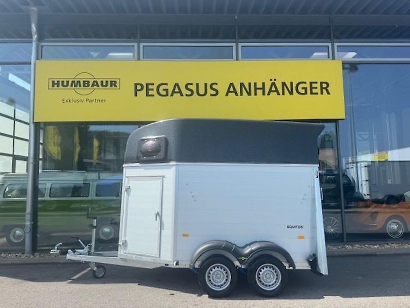 Humbaur Equitos Alu Plus 2-Pferde Alu Sattelkammer 2t Neu