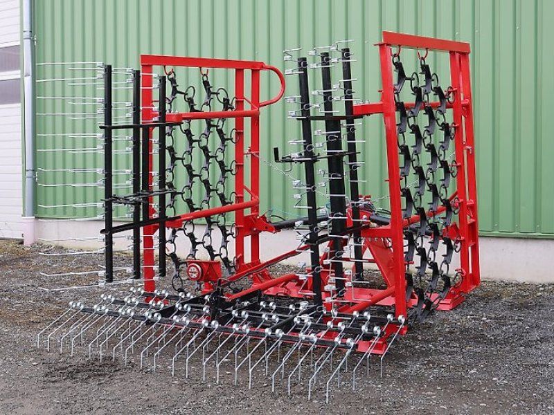 Agro-Factory II Wiesenschleppe 6 m 4 reihig hydraulisch klappbar