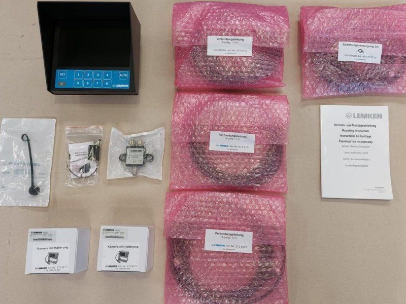 Lemken Kameraüberwachung Set mit 2 Kamera  Monitor und Kabelsatz