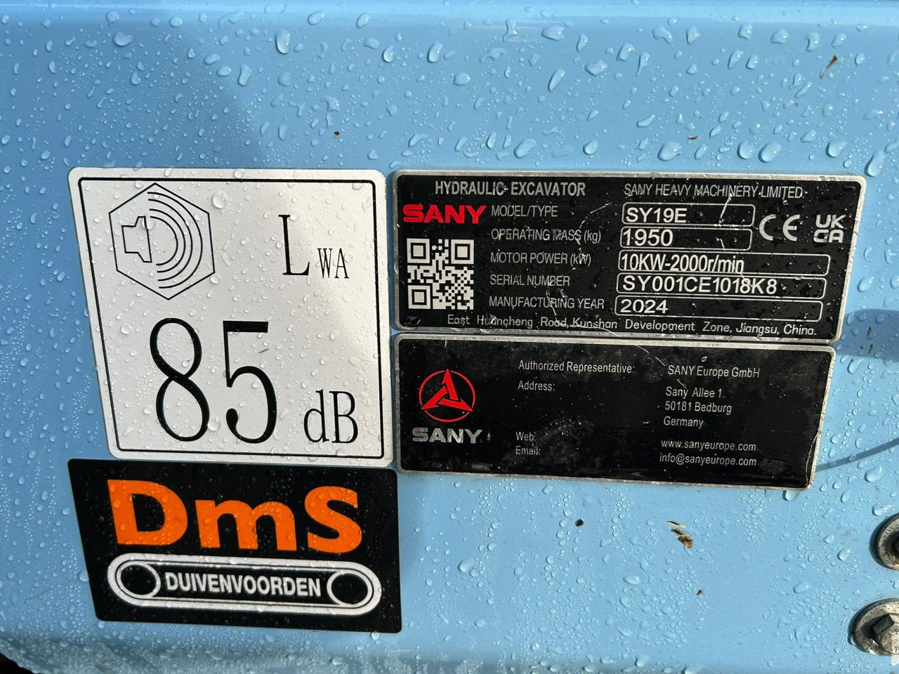 Sany SY19E Electrisch