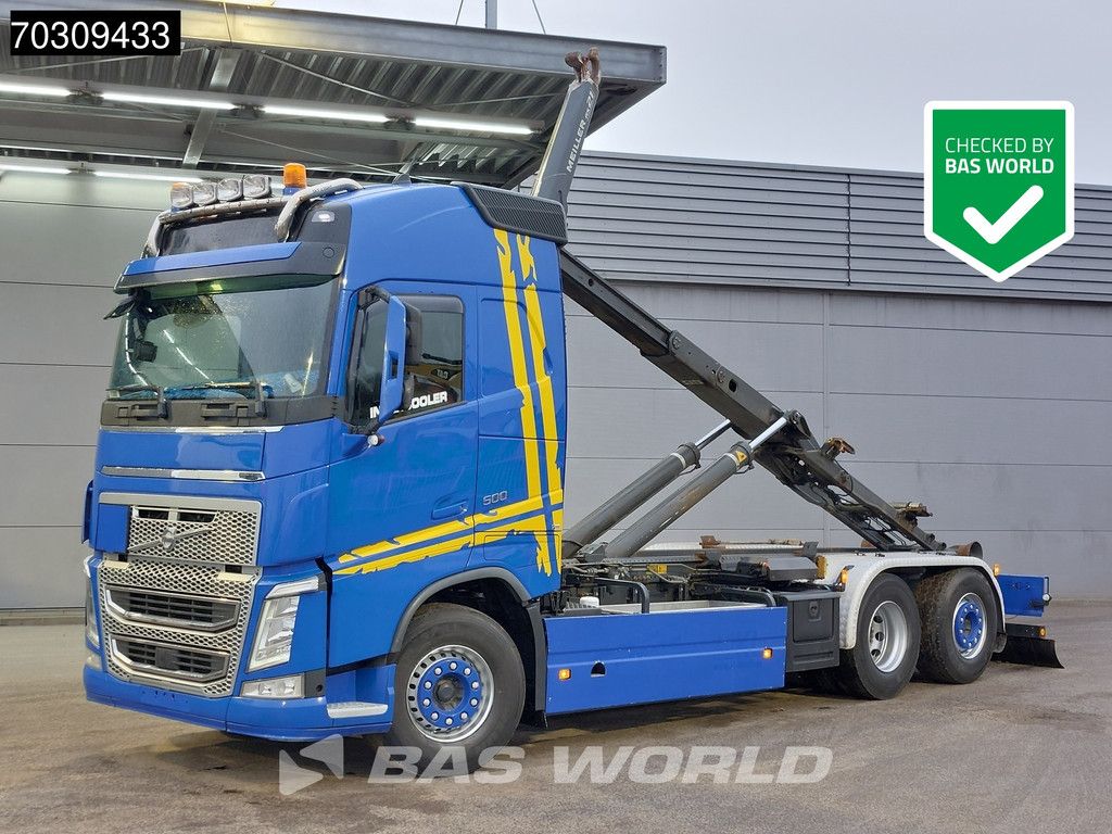 Volvo FH FH 500 6X2 Meiller RS 21 70 containersysteem Lift+steering Axle VEB+ Euro 6