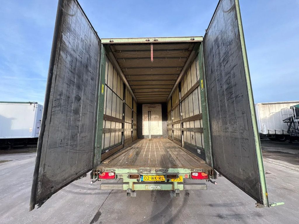 Pacton 2AS 7.4M Jumbo Schuifzeilen+Schuifdak Hardhouten vloer Liftas