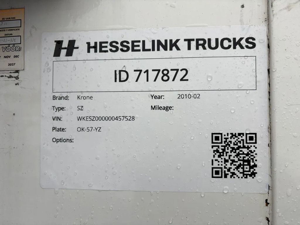 Krone 2-AS 11.7M City Stuuras Carrier Vector 1850 2.500KG LBW