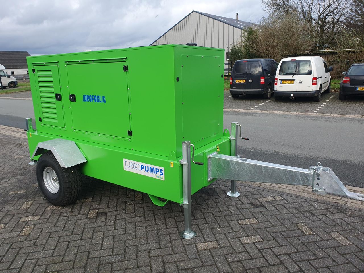 Nieuwe Idrofoglia beregeningset, pompset, pomp, motor, motorpomp