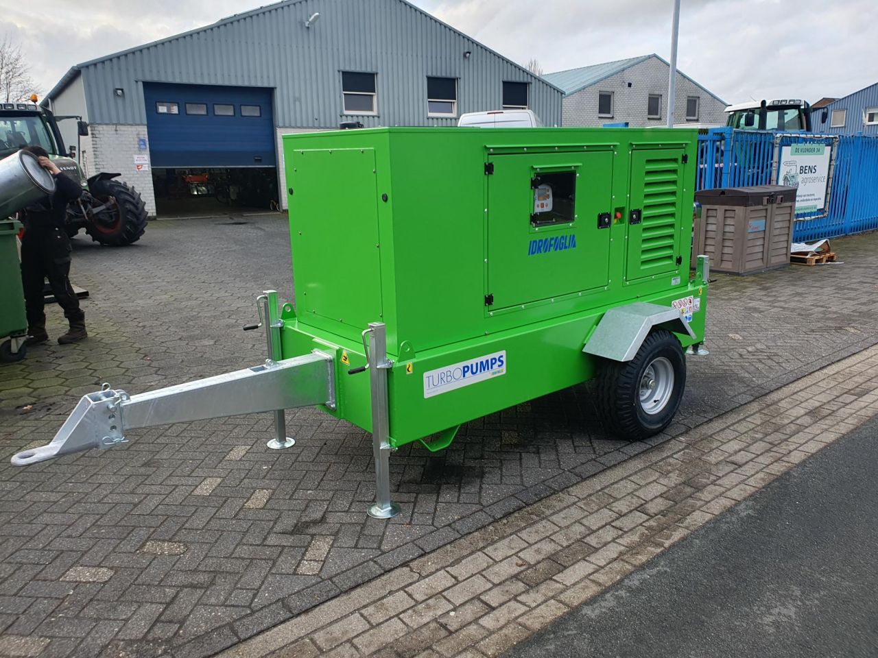 Nieuwe Idrofoglia beregeningset, pompset, pomp, motor, motorpomp