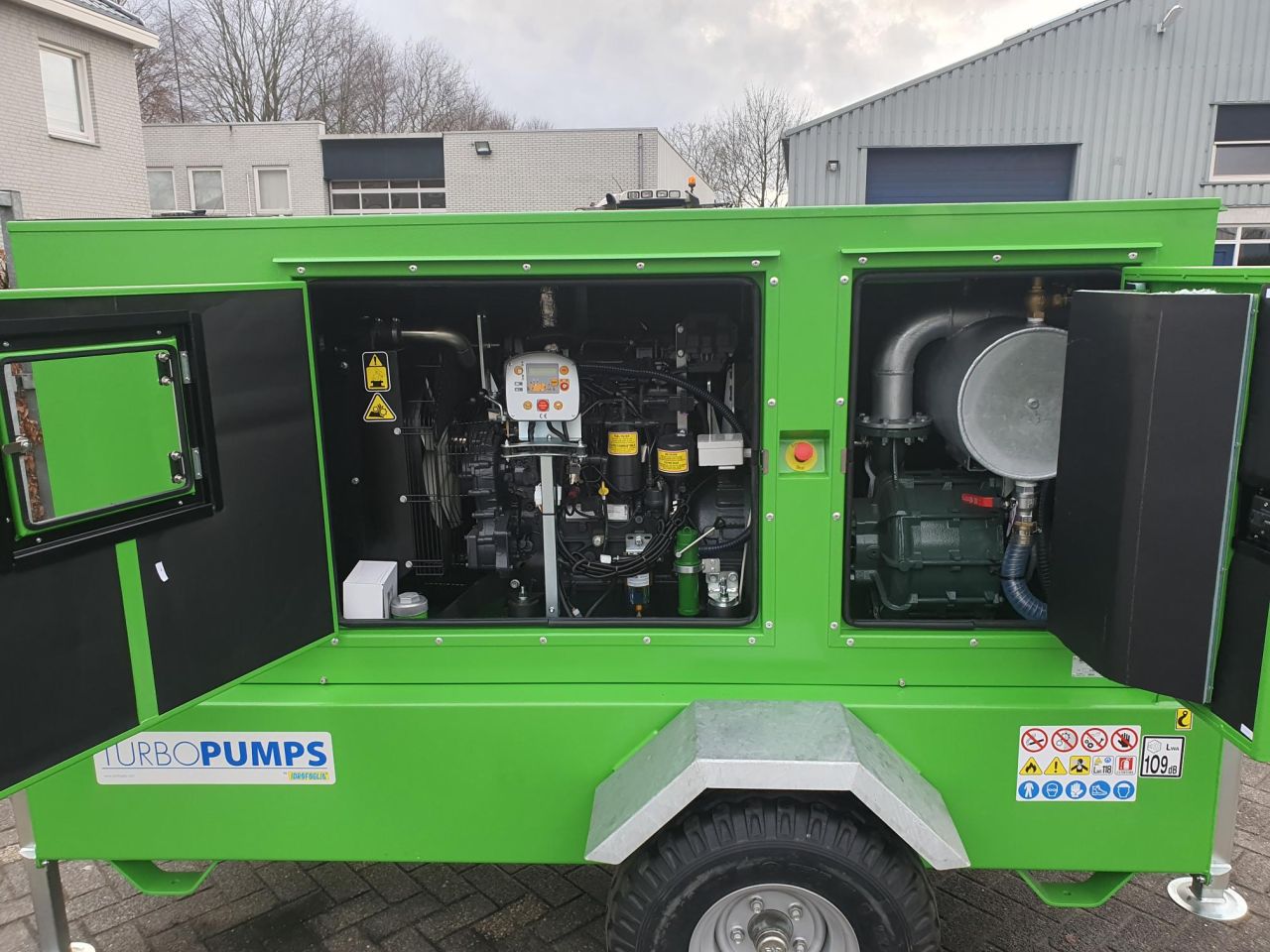 Nieuwe Idrofoglia beregeningset, pompset, pomp, motor, motorpomp