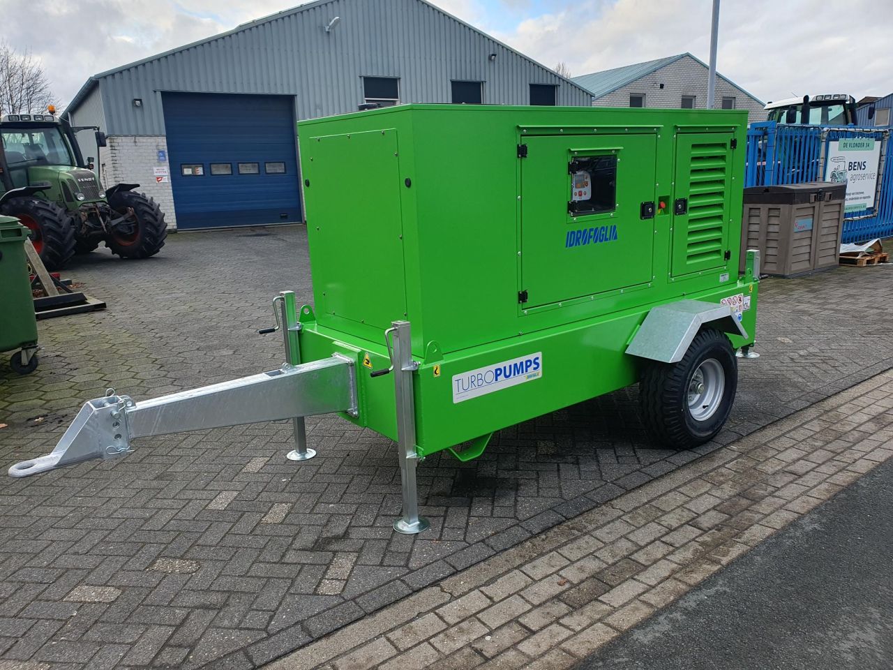 Nieuwe Idrofoglia beregeningset, pompset, pomp, motor, motorpomp