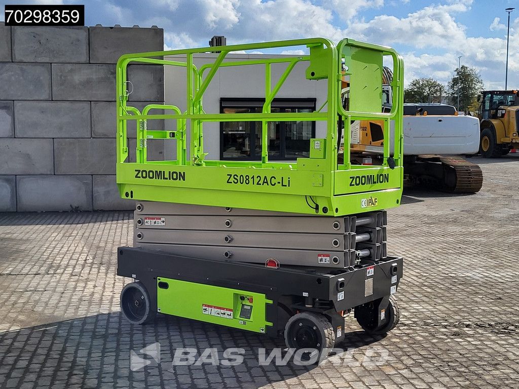 Zoomlion ZS0812AC-Li 8 M - Factory Warranty - CE-Certified