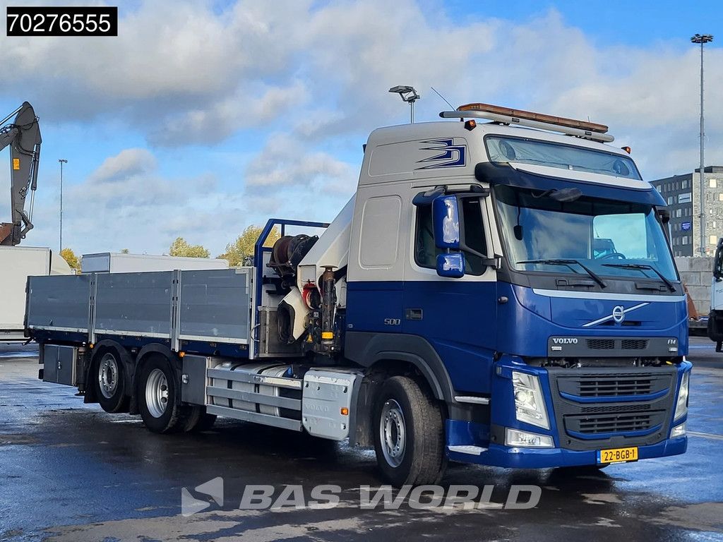 Volvo FM FM 500 6X2 NL-Truck HMF 3220-K7 Kran Crane Winch Lift+Steering-Axle Euro 6