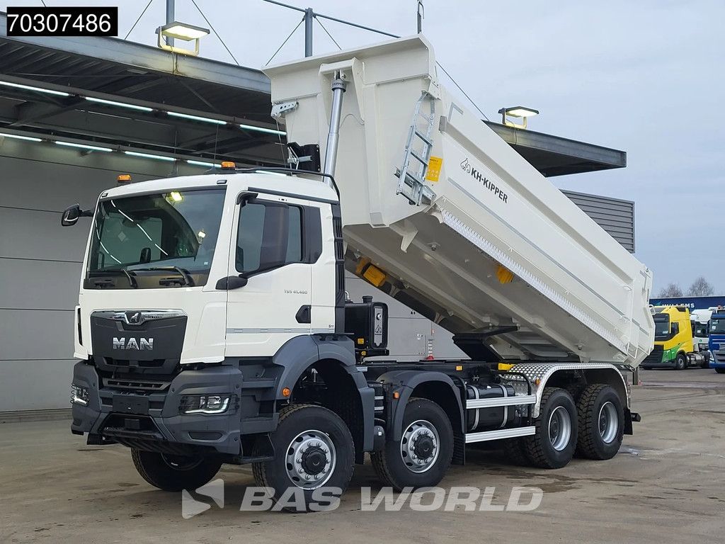 MAN TGS TGS 41.480 8X6 NEW! 8x6 19m3 tipper Steel suspension Automatic Euro 6