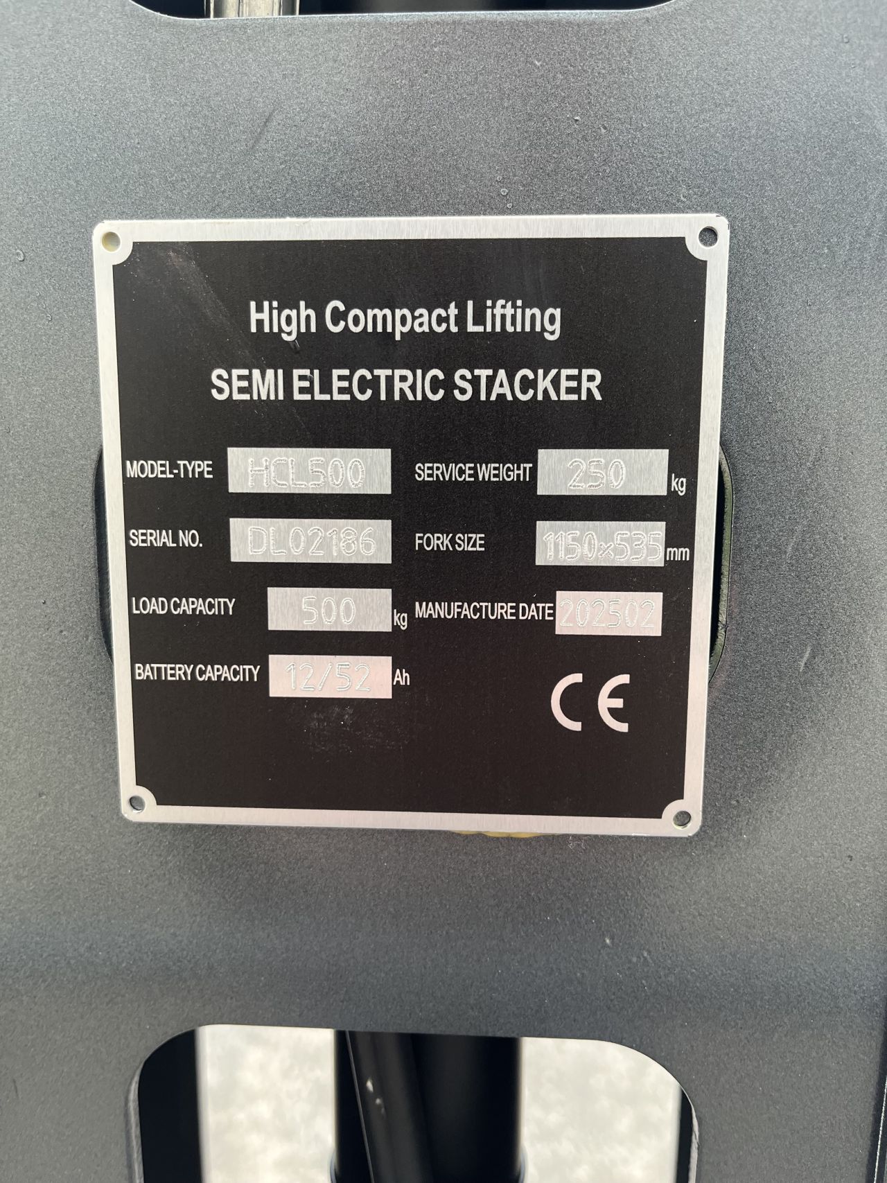 Te koop nieuwe semi elektrische stapelaars