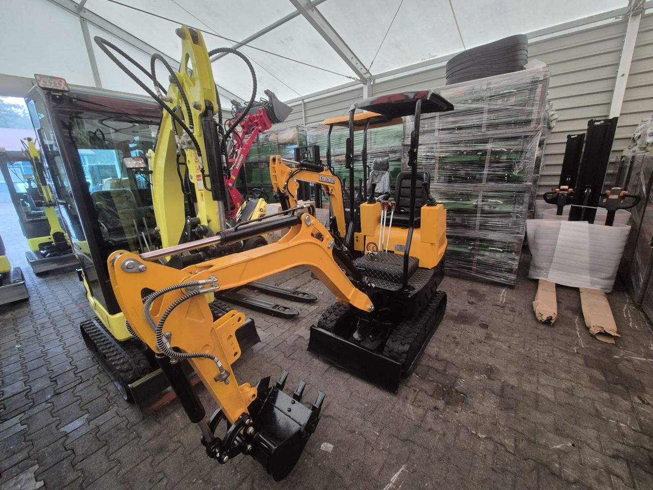 OPRUIMING - KORTING Minigraafmachine minigraver Kingway Carter