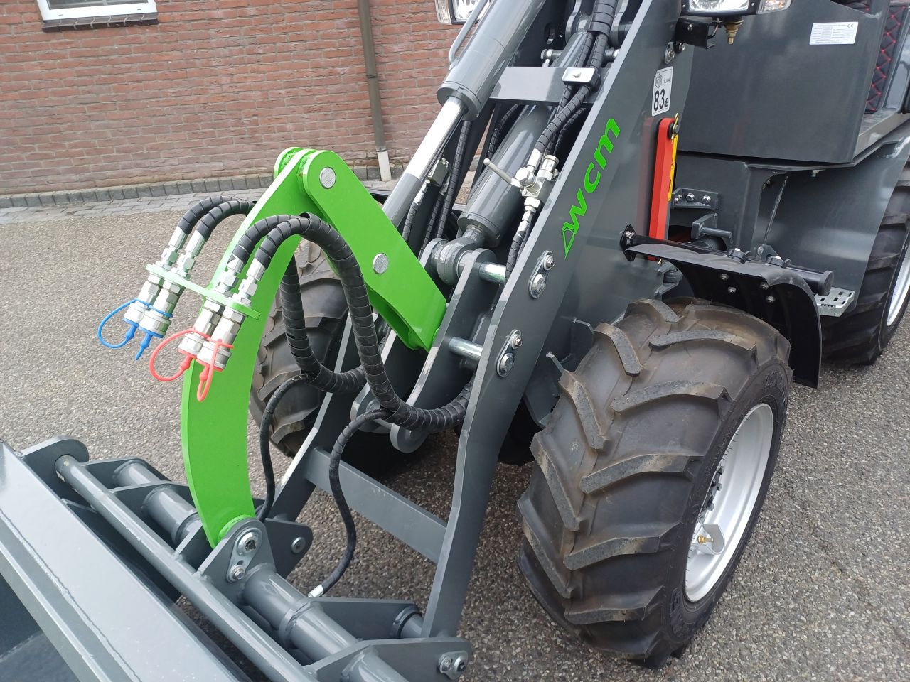 WCM L2110e elektrische minishovel shovel