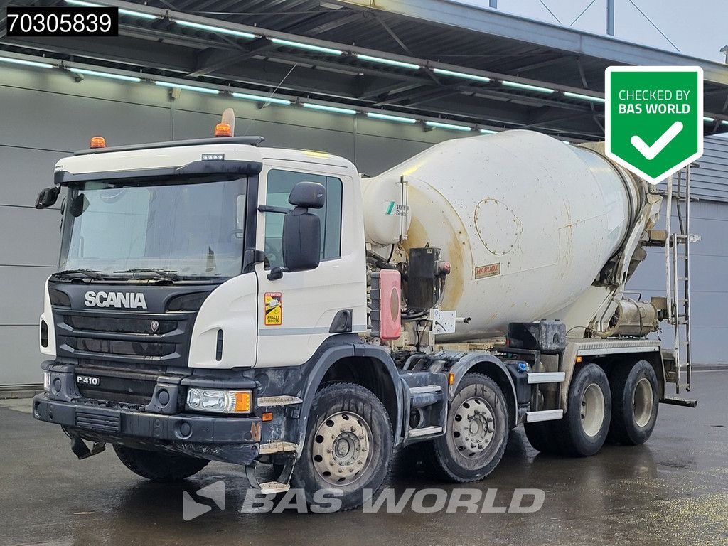 Scania P410 8X4 9m3 Stetter mixer Steel suspension Automatic Euro 6