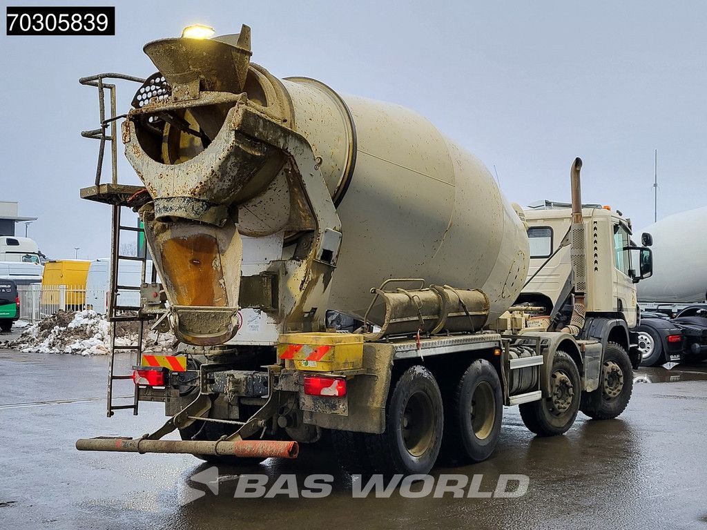 Scania P410 8X4 9m3 Stetter mixer Steel suspension Automatic Euro 6