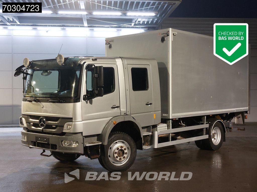 Mercedes Atego Atego 1429 4X4 4x4 Crewcab 1500 kg Zepro Ladebordwand Steel suspension Manual Euro 5