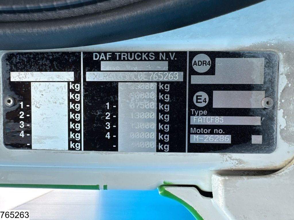 DAF 85 CF 460 6x4, Manual, Leaf suspension, Retarder