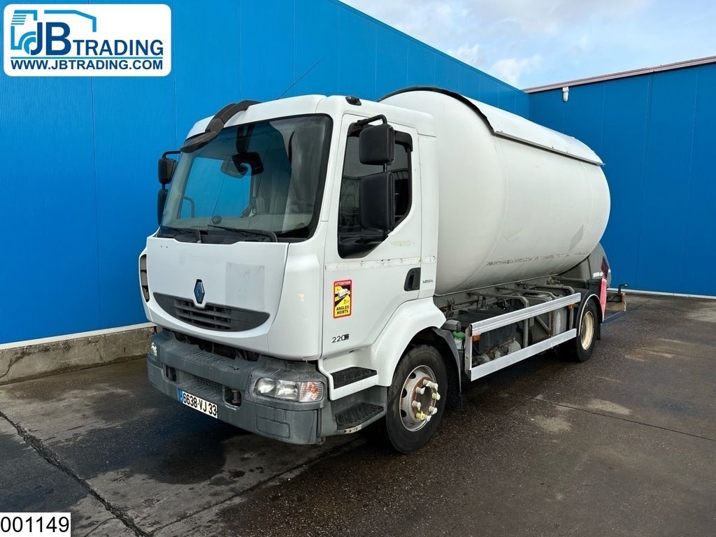 Renault Midlum 220 Dxi 16104 Liter, LPG GPL, Gastank, Steel suspension