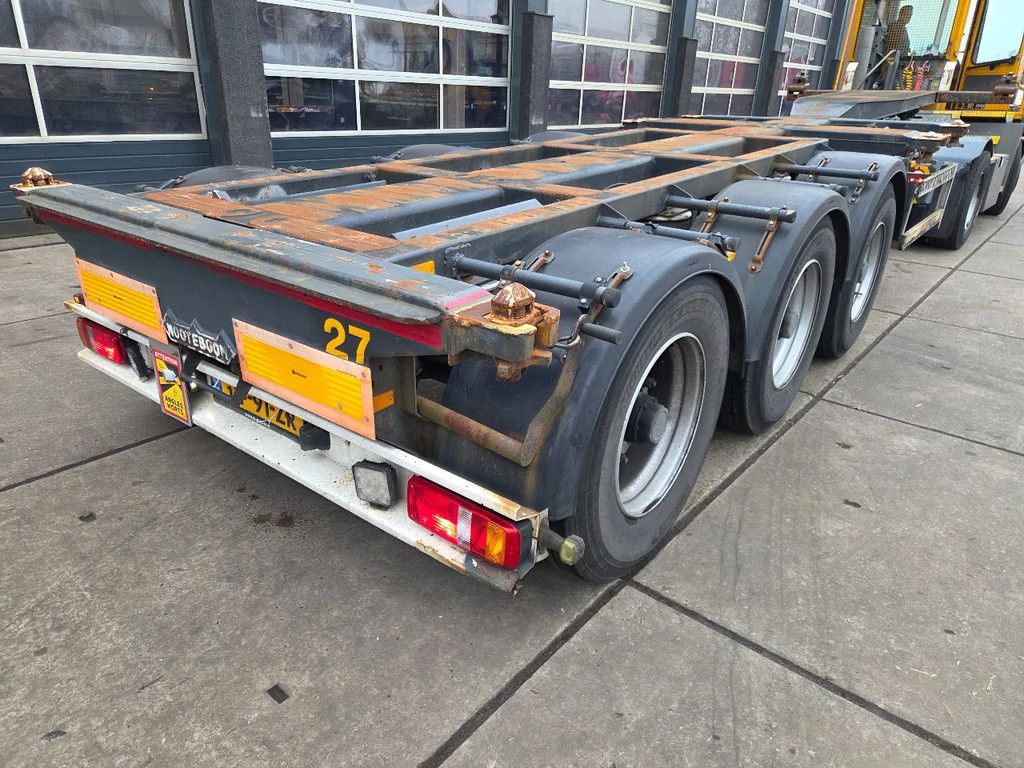 Nooteboom 3 as schuiver 20, 2x20, 1x40 foot