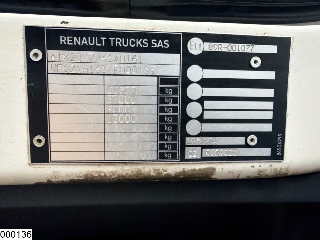 Renault C 380 EURO 6d, PTO