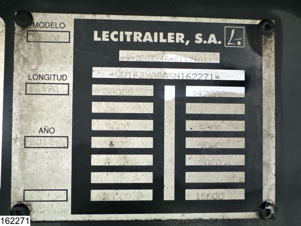 Lecitrailer Koel vries Carrier Vector 1550, Dhollandia