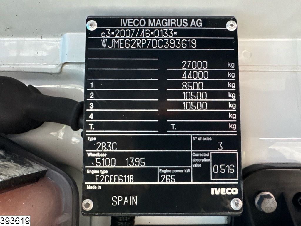 Iveco Trakker 360 6x4, EURO 6, Palfinger, Remote