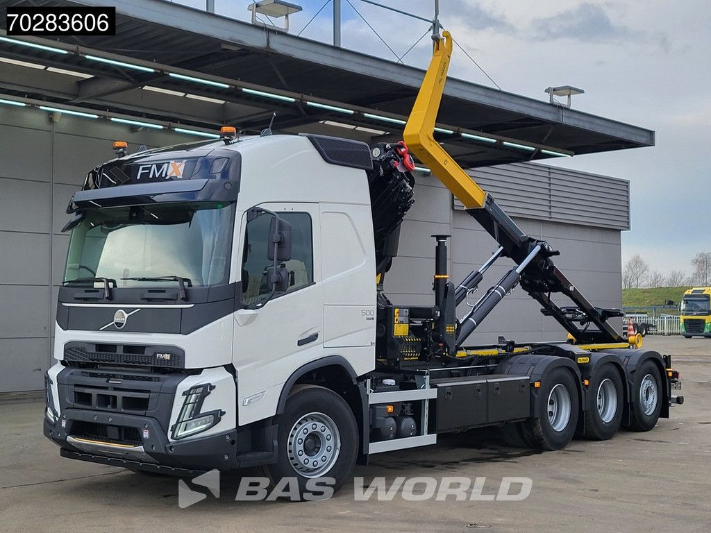 Volvo FMX 500 8X4 NEW! Crane + Hooklift Palfinger PK33002 Crane EURO6