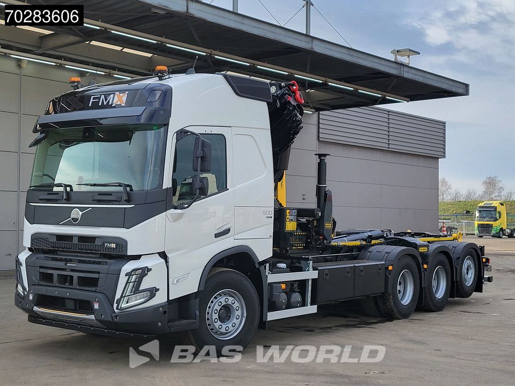 Volvo FMX 500 8X4 NEW! Crane + Hooklift Palfinger PK33002 Crane EURO6
