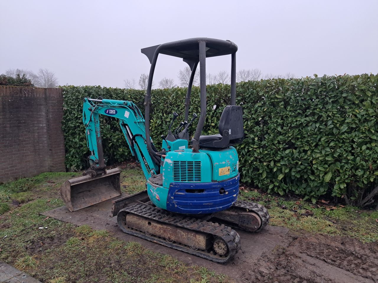 Minigraver IHI / 1200 kg / Minikraan / Graafmachine