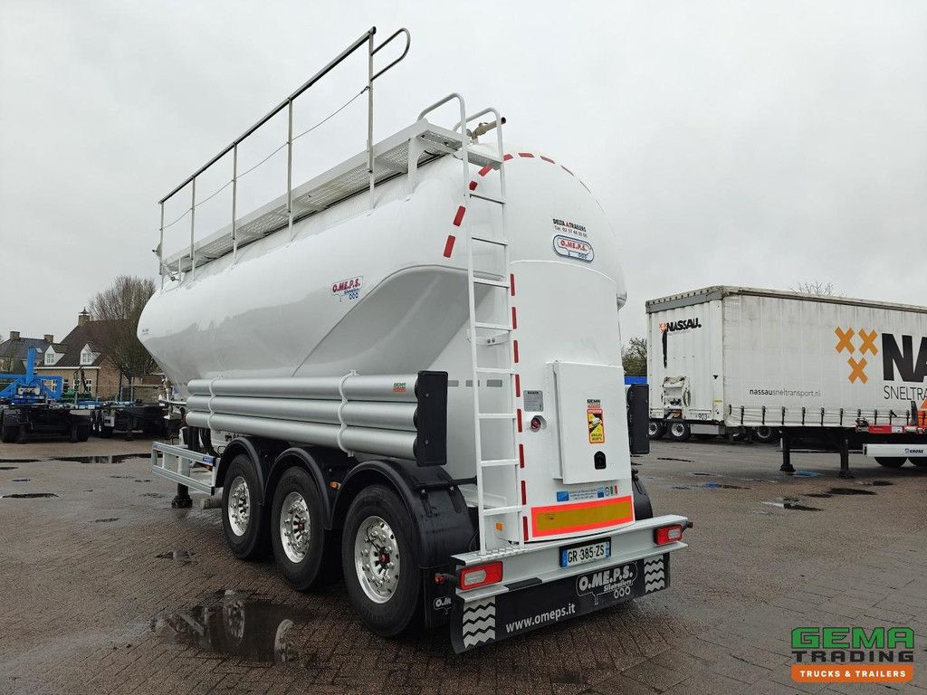 O.ME.P.S. CM39 3-achsiger SAF – Scheibenbremsen – 39 m³ – Liftachse – Alcoa – Reifendruckkontrollsystem – 4600 kg – Neuwertiger Zustand