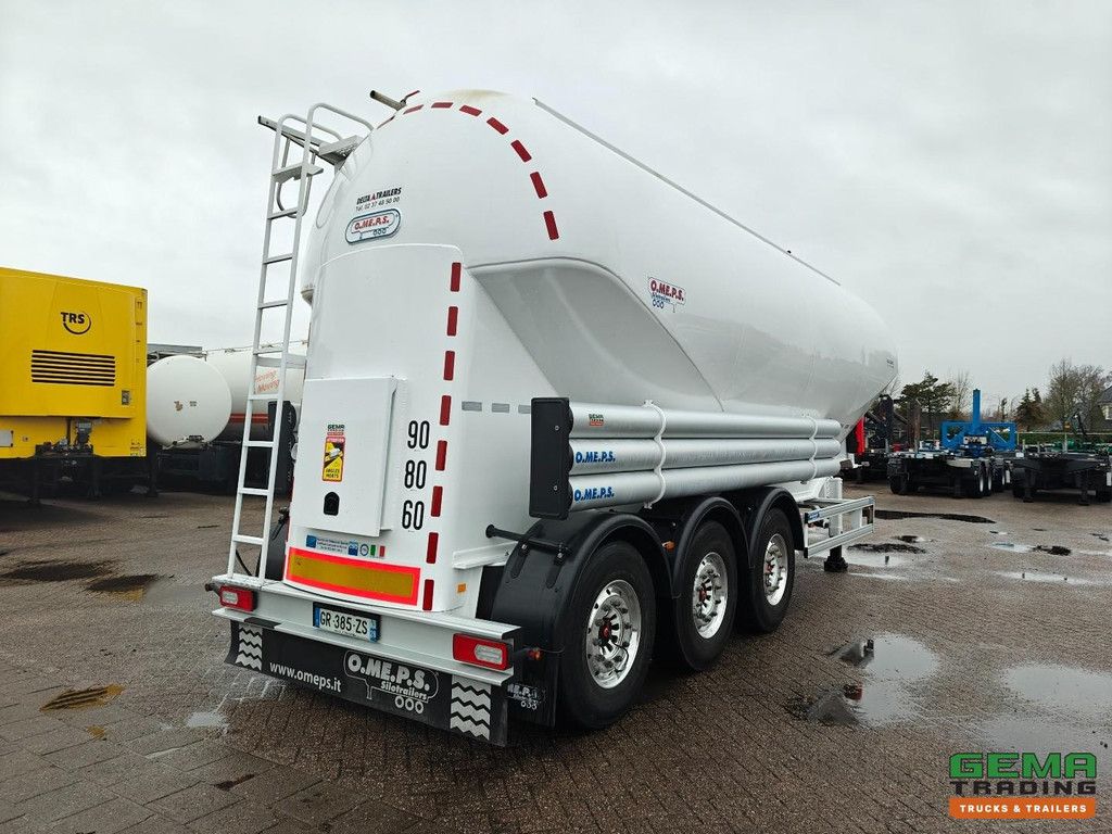 O.ME.P.S. CM39 3-achsiger SAF – Scheibenbremsen – 39 m³ – Liftachse – Alcoa – Reifendruckkontrollsystem – 4600 kg – Neuwertiger Zustand