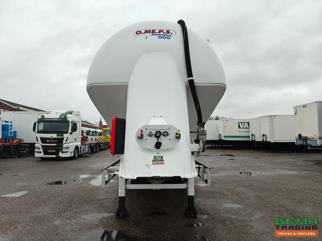 O.ME.P.S. CM39 3-achsiger SAF – Scheibenbremsen – 39 m³ – Liftachse – Alcoa – Reifendruckkontrollsystem – 4600 kg – Neuwertiger Zustand