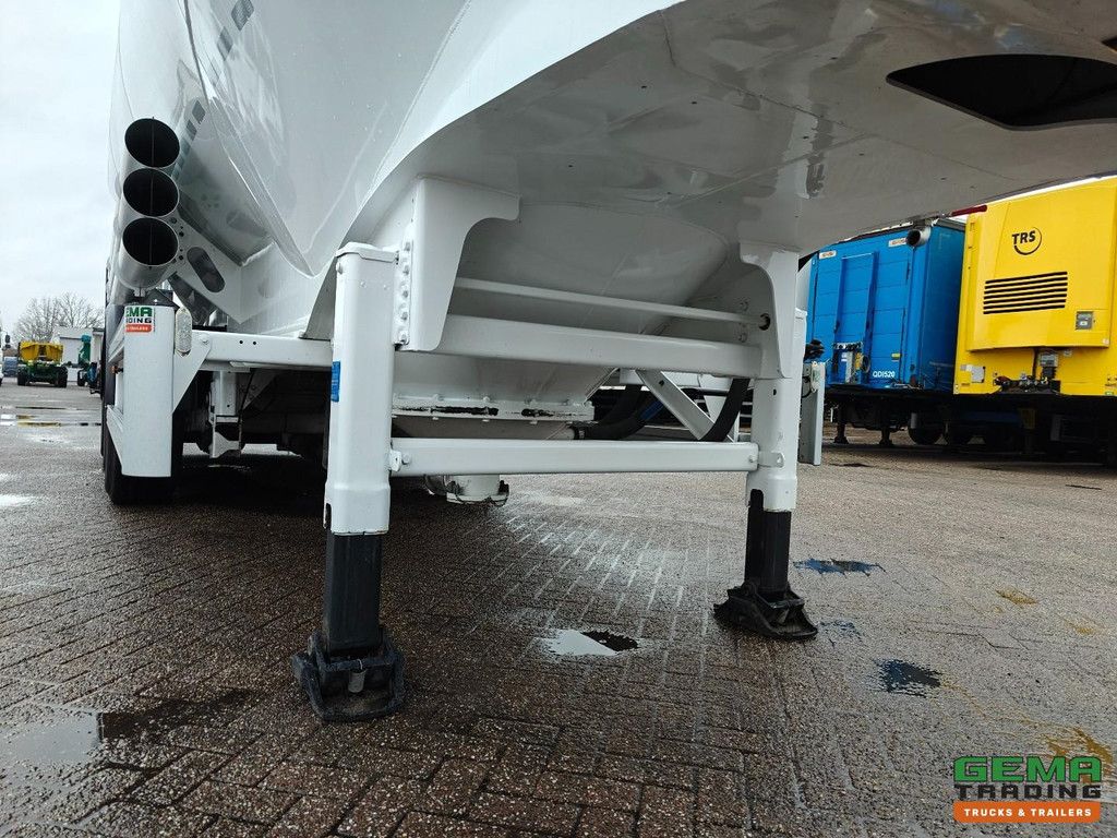 O.ME.P.S. CM39 3-achsiger SAF – Scheibenbremsen – 39 m³ – Liftachse – Alcoa – Reifendruckkontrollsystem – 4600 kg – Neuwertiger Zustand