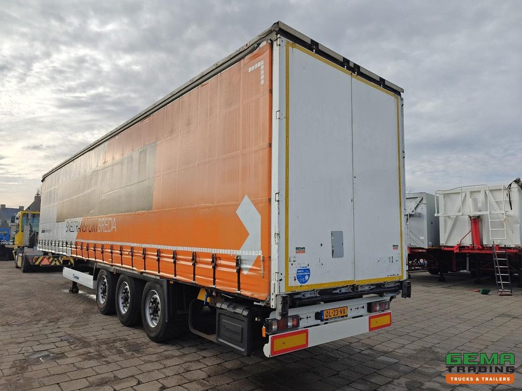 Krone SDP 27 3-achsiger BPW – Schiebeplane/Dach – Scheibenbremsen – Werkzeugkasten