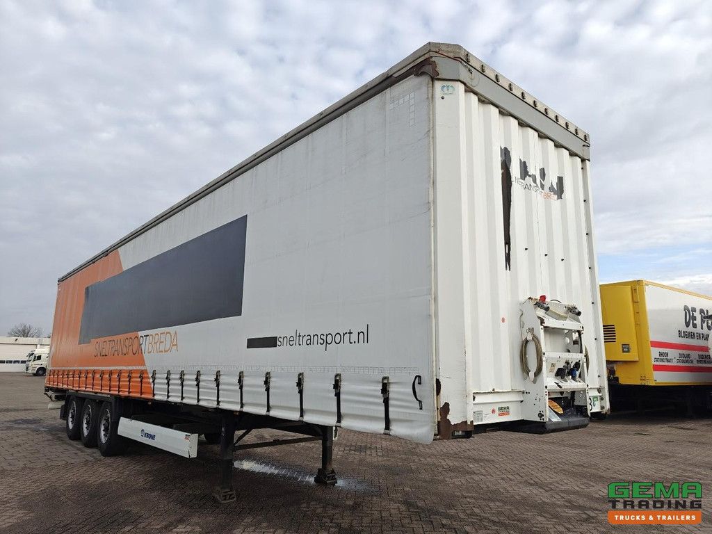 Krone SDP 27 3-achsiger BPW – Schiebeplane/Dach – Scheibenbremsen – Werkzeugkasten