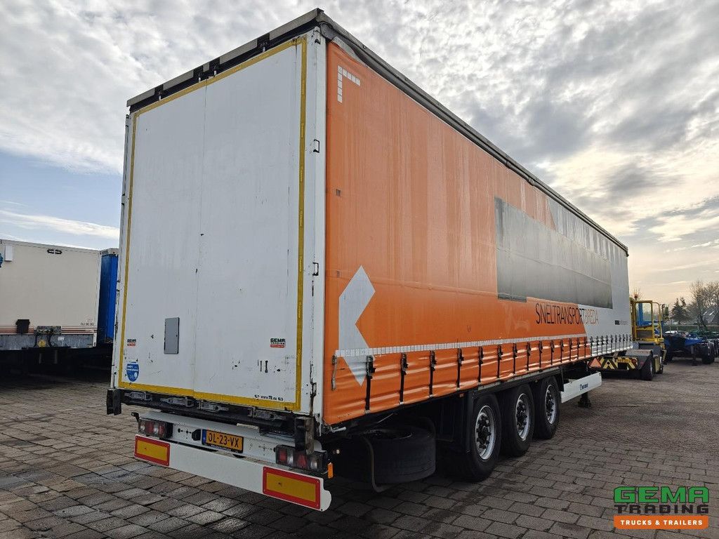 Krone SDP 27 3-achsiger BPW – Schiebeplane/Dach – Scheibenbremsen – Werkzeugkasten