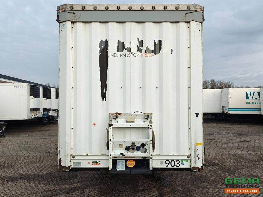 Krone SDP 27 3-achsiger BPW – Schiebeplane/Dach – Scheibenbremsen – Werkzeugkasten