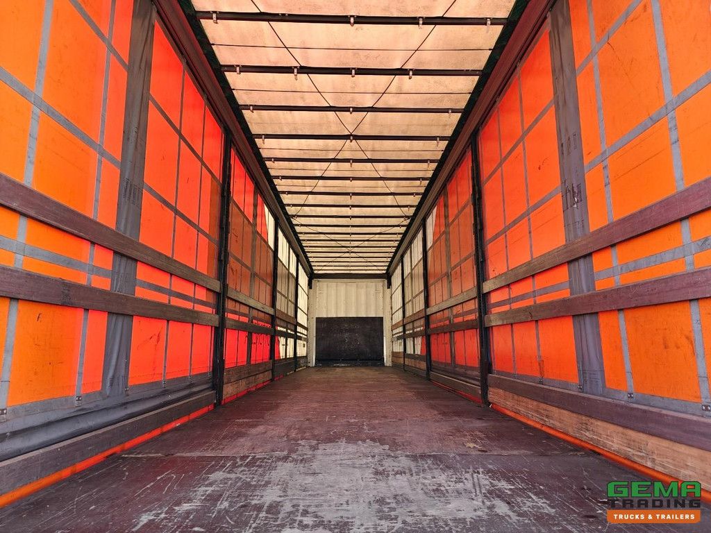 Krone SDP 27 3-achsiger BPW – Schiebeplane/Dach – Scheibenbremsen – Werkzeugkasten