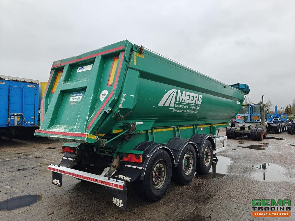 MOL KS85.27TRI.39ST 3-axle SAF - Tipper 30m³ - ALU/Steel - OKUSLIDE / Teflon Liner - Disc brakes - 04/2026 MOT