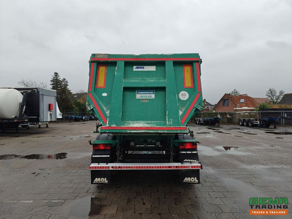 MOL KS85.27TRI.39ST 3-axle SAF - Tipper 30m³ - ALU/Steel - OKUSLIDE / Teflon Liner - Disc brakes - 04/2026 MOT