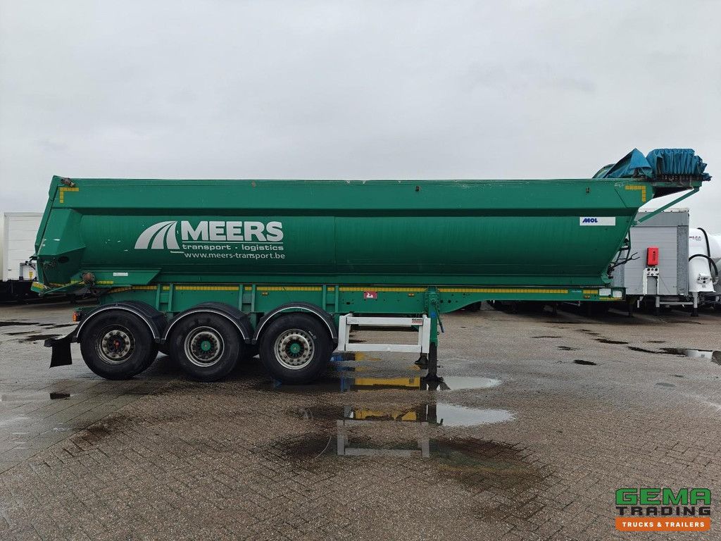 MOL KS85.27TRI.39ST 3-axle SAF - Tipper 30m³ - ALU/Steel - OKUSLIDE / Teflon Liner - Disc brakes - 04/2026 MOT