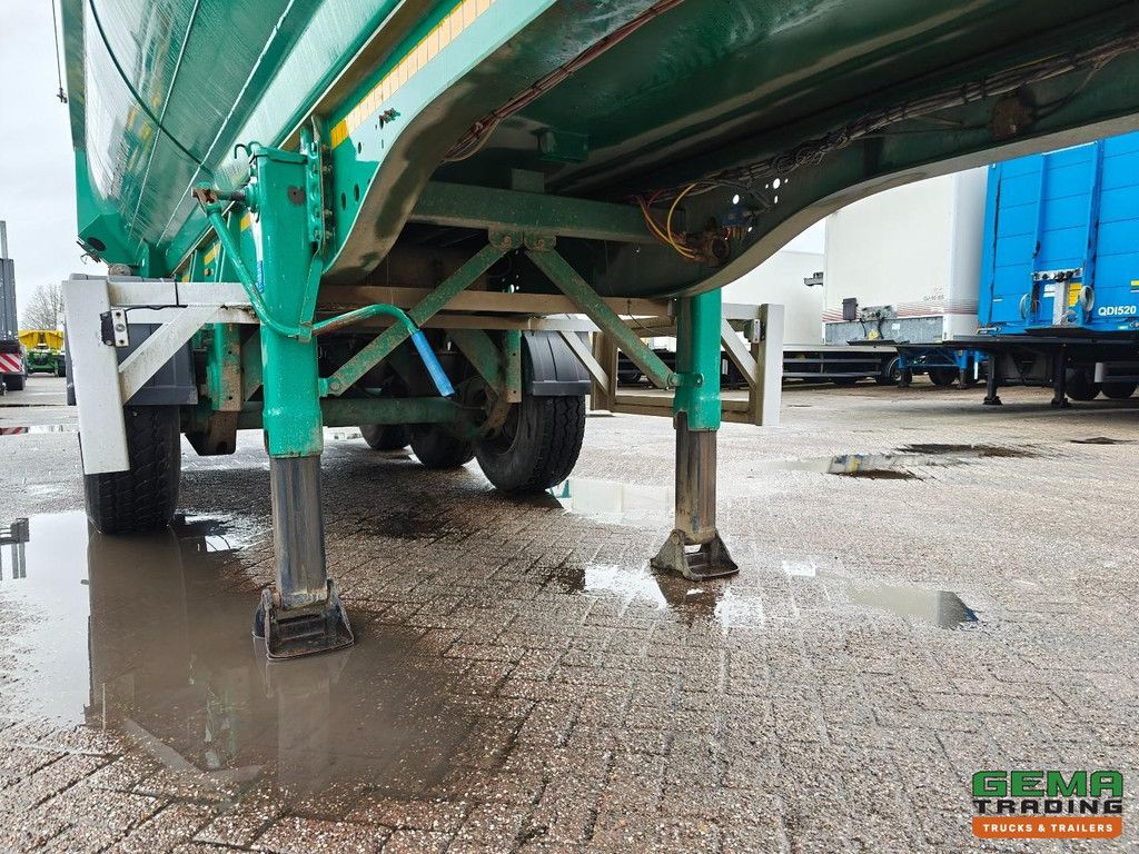 MOL KS85.27TRI.39ST 3-axle SAF - Tipper 30m³ - ALU/Steel - OKUSLIDE / Teflon Liner - Disc brakes - 04/2026 MOT