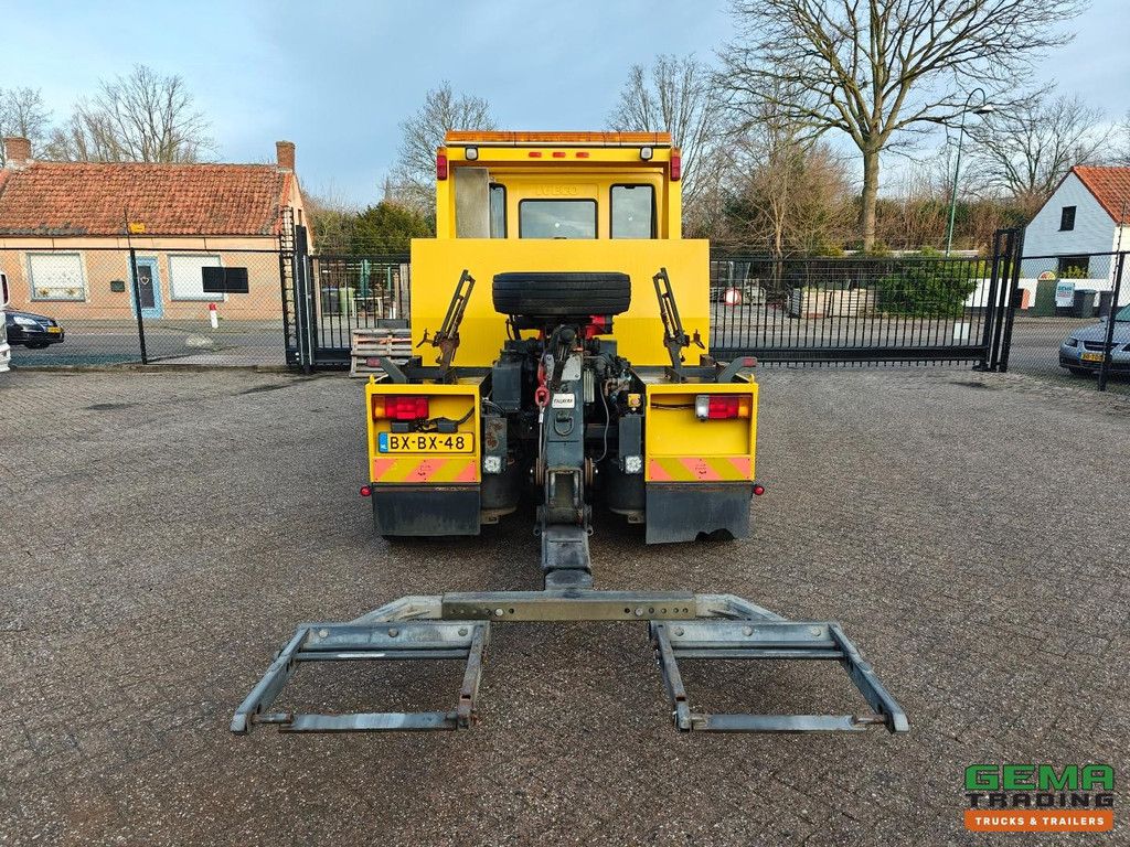 Iveco ML100E22D/P 4x2 Euro 5 Doppelkabine, 7 Personen – Falkom Abschleppwagen 2000 + Seilwinde 3600kg – Fernbedienung – TÜV bis 08/2026